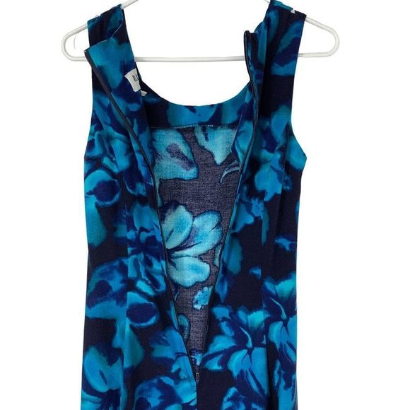 80's RJ Stevens Petites Orchid Tropical VTG Dress Carol Escritor Sz 4-6P S 3585 - Picture 6 of 6